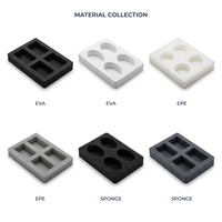 Insert en mousse perlée EPE pour l'emballage de jouets, découpe personnalisée, étanche, écologique, plateau de protection en mousse IXPE