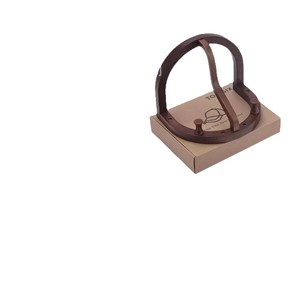 Porte-chapeaux mural en bois massif, support de rangement pour casquettes de baseball, rangement polyvalent pour salon, installation facile - Product Image 2