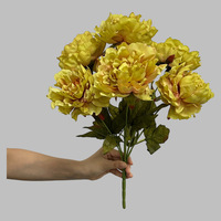 Gratis Pengiriman Bunga Buatan Peony Sutra 5 Kepala untuk Dekorasi Rumah Ruang Tamu Pintu Masuk Dekorasi Pernikahan Gaya Korea
