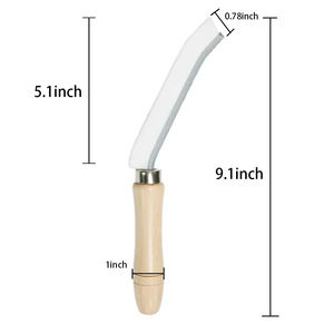 Cepillos para limpiar huecos con mango de madera, cepillo limpiador de detalles, herramienta para limpiar ranuras de ventanas, baño y cocina NO.7027 - Product Image 4