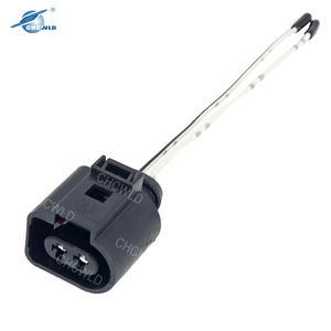 Adaptateur de boîtier femelle 2P Capteur de température étanche Connecteur automobile Faisceau de câbles 1J0973702 - Product Image 3