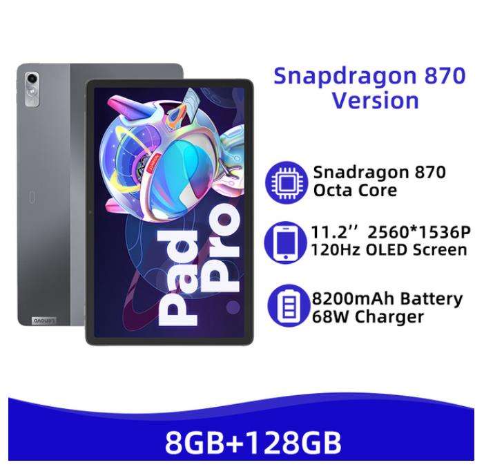 A*i様 Xiaoxin 小新pad2022 Android タプレット　len Lenovo Xiaoxin Pad Pro 2022 Tablet: Snapdragon 870, 8GB RAM, 128GB