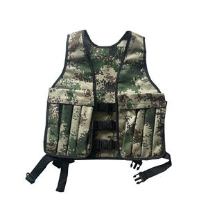 Chaleco de Entrenamiento Ajustable con Peso, Chaleco con Peso para Correr, Chaqueta de Arena Transpirable de Tela Oxford, Camuflaje, Fitness, Aire Libre - Product Image 2
