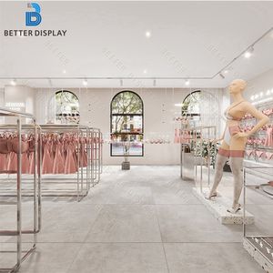 Comptoir de magasin personnalisé Comptoir de lingerie Présentoir de magasin de <span class=keywords><strong>sous</strong></span>-vêtements Mobilier de magasin Conception de <span class=keywords><strong>sous</strong></span>-vêtements - Product Image 2
