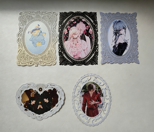 Cartes de journal en dentelle découpées au laser de luxe, papier vintage <span class=keywords><strong>Ephemera</strong></span> pour la décoration de scrapbooking - Product Image 4