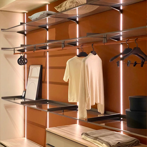 <span class=keywords><strong>Angolo</strong></span> appartamento <span class=keywords><strong>dimensioni</strong></span> personalizzate plafoniera nero armadi appendiabiti Organizer accessori sistemi piccola passeggiata nell'<span class=keywords><strong>armadio</strong></span> - Product Image 1