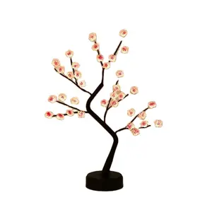 Lampada per albero di luce artificiale LED da tavolo Bonsai Decor Night Light Gift Led Flower Cherry Blossom Light