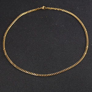 European American Style Clavicle <b>Chain</b> <b>Titanium</b> Steel Hexagon Men's Necklace CE595 Gift Jewelry - Product Image 3