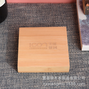 Caja de almacenamiento de insignias de bambú, caja rectangular extraíble de madera plana para colección de medallas y monedas, embalaje para regalos y manualidades - Product Image 3