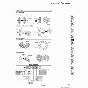 SMC Pneumatics Multi-Connector Piezas neumáticas - Product Image 1