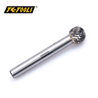 TC-Tools D1009M06 Herramientas de alta calidad Rebabas de carburo de doble corte Premium para metalúrgicos profesionales