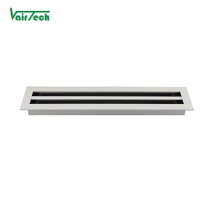 Hvac thông gió trần nhôm <span class=keywords><strong>AC</strong></span> Vent Bìa đăng ký Scroll điều chỉnh tuyến tính khe khuếch tán - Product Image 5