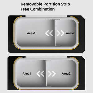 Estuche rígido de EVA personalizado con inserto de espuma moldeada, caja de almacenamiento portátil para accesorios, logotipo personalizado - Product Image 2