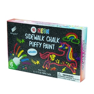 Juego de <span class=keywords><strong>Pintura</strong></span> Puff de 6 Colores Personalizado, 2 Onzas, Lavable, <span class=keywords><strong>Pintura</strong></span> 3D <span class=keywords><strong>para</strong></span> Acera, Rotuladores de Neón <span class=keywords><strong>para</strong></span> Manualidades 3D en Lienzo, Vidrio, <span class=keywords><strong>Ropa</strong></span> y Madera - Product Image 6