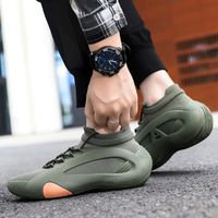 Chaussures de sport respirantes en maille Fly-knit, chaussettes de sport, chaussures de basket-ball décontractées, chaussures de course pour hommes, printemps automne, antidérapantes
