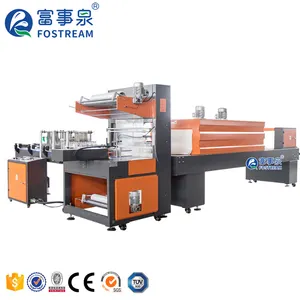 Guangdong Full Automatic Heat Sealing 8000 BPH Medium Bottle Water Can Shrinking Package Machine