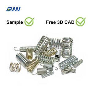 ステンレス鋼円筒フラットワイヤーコイル圧縮ばね複数タイプサイズ - Product Image 4