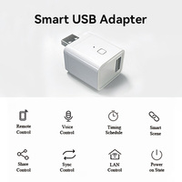 Tuya Smart Prise USB de voyage sans fil Application de téléphone WiFi intelligente et télécommande vocale fonctionnant avec Alexa pour Google Home