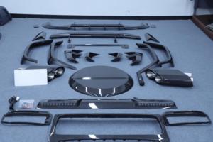 ชุดแต่ง Bodykit สำหรับ Mercedes Benz <span class=keywords><strong>G</strong></span> <span class=keywords><strong>wagon</strong></span> W464 ปี 2018+ รุ่นปรับโฉมถึงปี 2024 สไตล์ Bra-B900 G900 พร้อมฝากระโปรงคาร์บอนไฟเบอร์แห้ง สปอยเลอร์ กันชน - Product Image 5