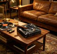 Cendrier en marbre personnalisé pour cigares, Bob Marley, décoration de bureau et bar, cendrier antique style old school, cendrier en marbre noir pour hôtel, maison, salon