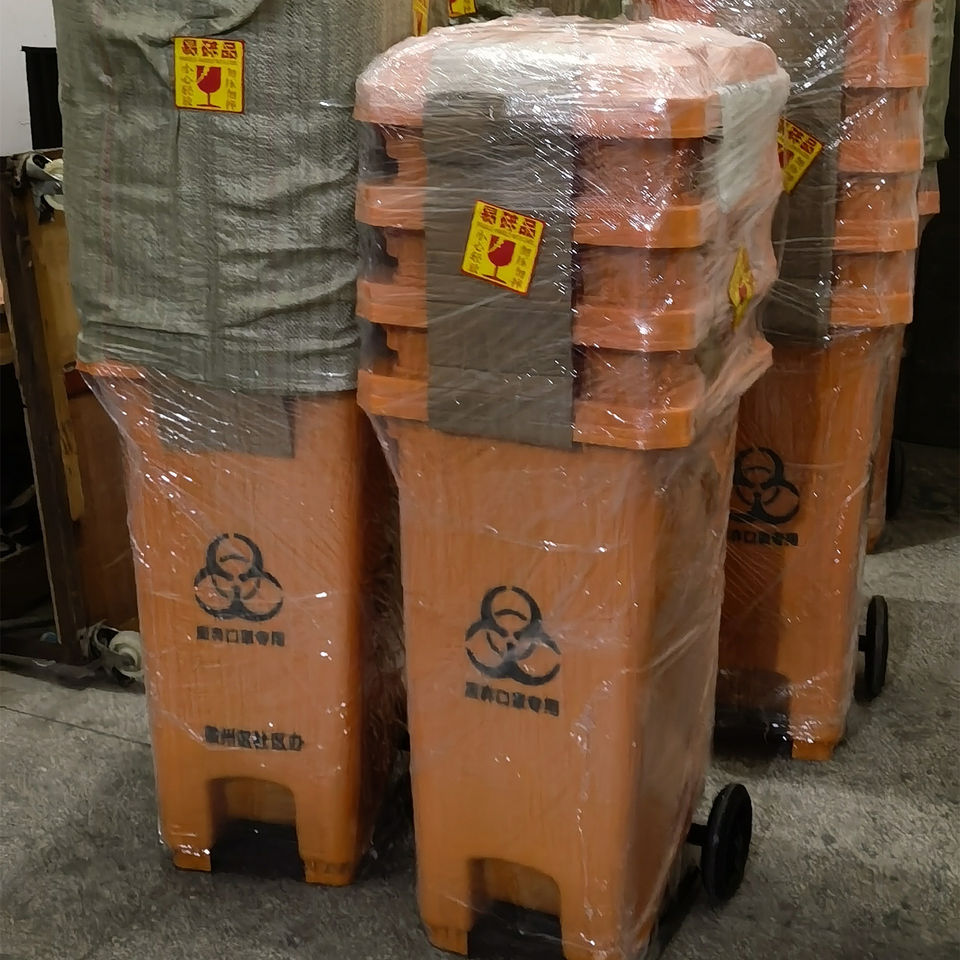 120 Liter HDPE Plastic Wheelie Trash Bin - Durable & Versatile