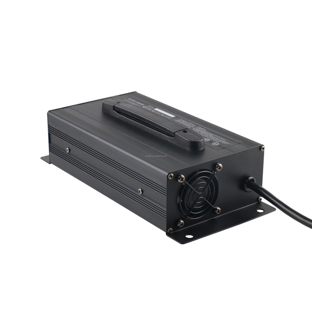 1200W 50.4V 12S 20A Lithium Ion Battery Charger with AC and DC Ports