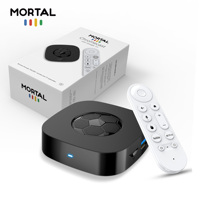 Décodeur Mortal T1 Ultra Android 14 avec processeur RK3518 Quad-Core, 4K, IPTV intégré, double Wi-Fi, HDR10+, lecteur de streaming OTT OEM