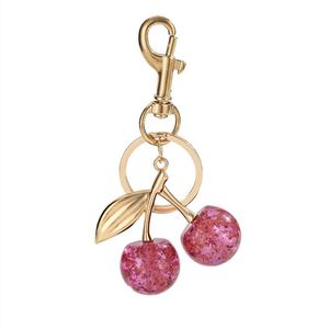 Nouveau Porte-clés Cerise 2025 – Accessoire de Sac, Pendentif, Cadeau pour Filles – Porte-clés Cerise 3D en Cristal de Haute Qualité - Product Image 6