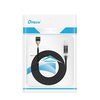 DTECH 1M USB A a Serial TTL 6 pines 3,3 V UART Cable convertidor de nivel con chaqueta negra