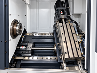 Tour CNC à lit incliné compact TCK32, outils à tourelle, machine de tournage de précision 2 axes, GSK/Fanuc en option, CE