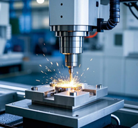 Service de pièces d'usinage CNC 5 axes de précision personnalisé composants de boîte en acier aluminium métal tournage fraisage usinage fabrication