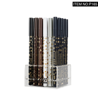 Menow P165 OEM \ ODM Marque privée Maquillage durable Imperméable à l'eau Anti-taches Allongé Silkworm Eyeliner Cosmetics Factory Personnalisé