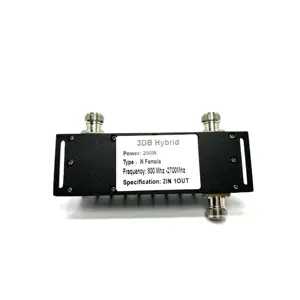 High performance Hybrid combiners 2 input 1 output N female 698-2700mhz RF Hybrid couplers