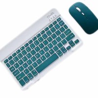Clavier sans fil portable ultra-plat 10 pouces en ABS avec souris, rechargeable, pour iPad et tablette – Offre spéciale usine