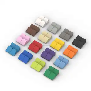 Slop 30 1x1x2/3 1千克约5500个积木54200与经典积木兼容的屋顶瓷砖MOC砖零件 - Product Image 1