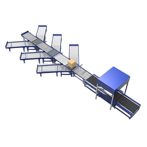 Tự động năng động DWS bánh xe SORTER băng tải vành đai Phân Loại hệ thống kho phân loại trọng lượng và kích thước kiểm tra máy - Product Image 3