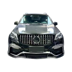 ชุดแต่งคาร์บอนไฟเบอร์ทรง BS สำหรับ Mercedes X166 GLS450 GLS63 สภาพใหม่ อัพเกรดลิ้นกันชนหน้า ดิฟฟิวเซอร์ สปอยเลอร์ ไวด์บอดี้ - Product Image 1