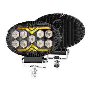 Projecteur de travail ovale 7 LED de 5,5 pouces 26W 9-30V pour voiture, éclairage de circulation diurne, lumière de travail modifiée, vente en gros - Product Image 1
