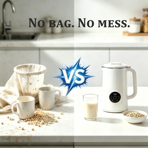 YB808 800W Máquina para Leche de <span class=keywords><strong>Avena</strong></span> y Frutos Secos 8 en 1, 1500ml, Sin Filtro, Autolimpiante, Enchufe Europeo 220-240V, Máquina Sostenible para Leche Vegetal Casera - Product Image 2