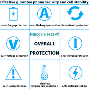 Batterie rechargeable haute capacité 3190 mAh neuve pour 6/7/8/11 Pro/X/XS/<span class=keywords><strong>XR</strong></span>, garantie 12 mois, certifiée CE, utilisation pour appareil photo - Product Image 5