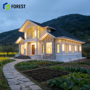 Villa Compacta Pequeña de Estructura de Acero Ligero para Casas con Patio y Espacios Limitados - Product Image 1