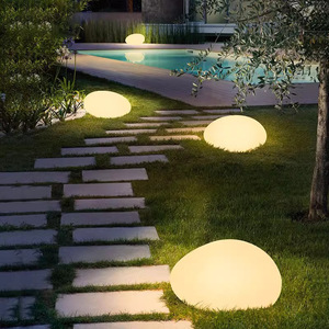 Luces Solares de Jardín al por Mayor, Lámparas de Piedra Impermeables para Exteriores, Iluminación de Paisajismo para Caminos y Césped - Product Image 1