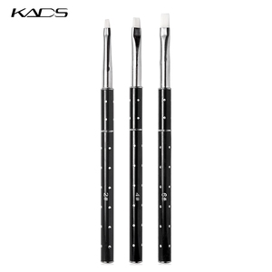 KADS Acrylic Handle Nylon <b>Nail</b> Brush <b>Nail</b> Art Dotting Pen <b>Nail</b> Dust Cleaning Rhinestone Dotting Pen Professional Manicure <b>Tools</b> - Product Image 1