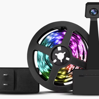 Tira de Luz LED RGB para Retroiluminación de TV WUPRO, 55-75 Pulgadas, Selector de Color de Cámara, Sincronización con Tuya, Control por Voz, USB, PC, WiFi, Múltiples Modos de Escena