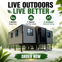 Casa Contenedor Expandible con Techo Inclinado de Acero y Acabado de Pintura Horneada para Zonas de Lluvia Intensa, Vivienda, Reventa, Alojamiento para Personal, Alquiler