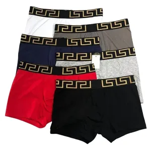 Productos para Dropshipping 2026: Calzoncillos Boxer a Rayas de Diseño para Hombre, Ropa Interior de Lujo, Suave y Cómoda, Paquete Múltiple, Calzoncillos Versátiles - Product Image 1