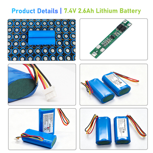 Paket Baterai Li-Ion 7.4Vdc 2S1P 7.4V 2.6Ah Lithium Ion 18650 2S 2600mAh dengan Konektor XH2.54 3P NTC - Product Image 5