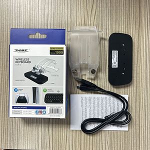 Dobe TP5-0556S ps5 điều khiển <span class=keywords><strong>bluetooth</strong></span> Bàn phím không dây với đèn nền ps5 Bàn phím bên ngoài cho Sony với clip cho voice chat - Product Image 6