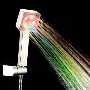 Аксессуары для ванной комнаты, изменение цвета RGB, Новое поступление, 2 функции, ручной распылитель для биде из АБС-пластика - Product Image 4