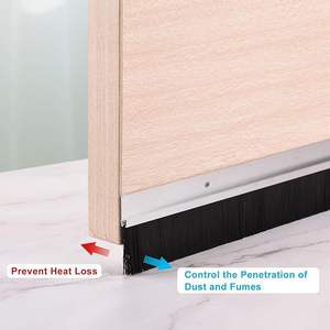 Brosse <span class=keywords><strong>de</strong></span> balayage <span class=keywords><strong>de</strong></span> <span class=keywords><strong>porte</strong></span> en aluminium à montage facile et durable gris PP balayage <span class=keywords><strong>de</strong></span> fond <span class=keywords><strong>de</strong></span> cheveux Garage portes extérieures accessoires <span class=keywords><strong>de</strong></span> fenêtre <span class=keywords><strong>de</strong></span> <span class=keywords><strong>porte</strong></span> facile - Product Image 6